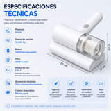 CleanMax™ UV | Aspirador Antiácaros de Alta Succión