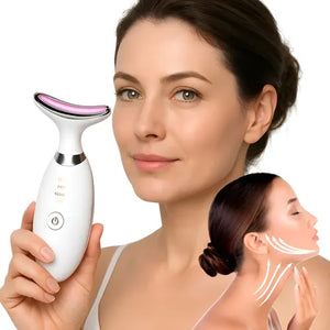 Combo de 1 Masajeador Facial Lifting EMS + 1 Sérum Reafirmante con Colágeno, Niacinamida y Ácido Hialurónico 30 ml