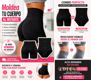 Faja Reductora + Shorts Moldeadores de Cintura y Abdomen
